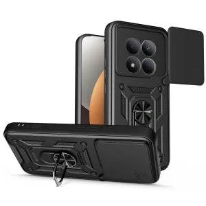 Θήκη Xiaomi Poco M8 Pro Redmi Note 15 Pro Plus 5G Tech-Protect CamShield Pro Matte Black