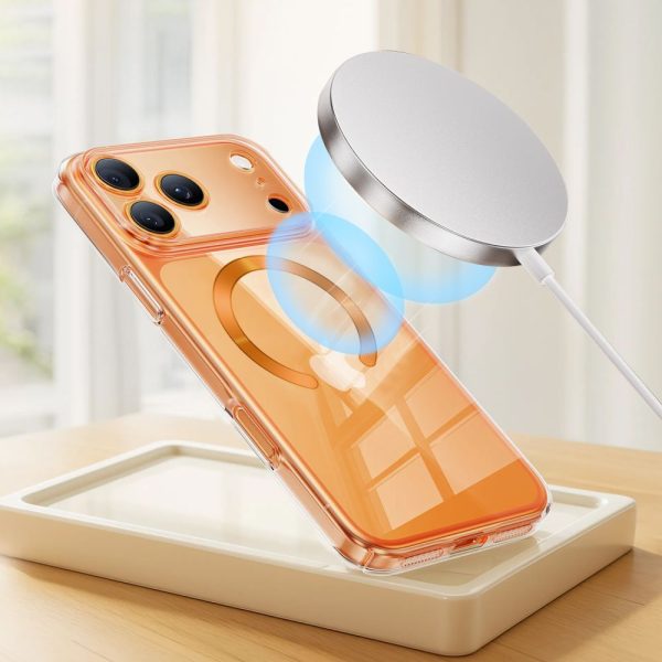 TECH-PROTECT MMP-210 MAGNETIC MAGSAFE RING 2-PACK BLACK & COSMIC ORANGE - Image 7