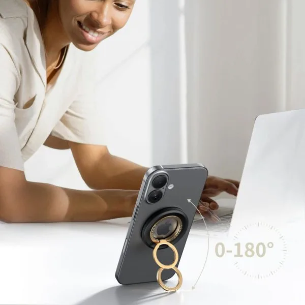 Μαγνητικό Phone Ring MagSafe Tech-Protect MMR700 Lamano Black/Gold - Image 4