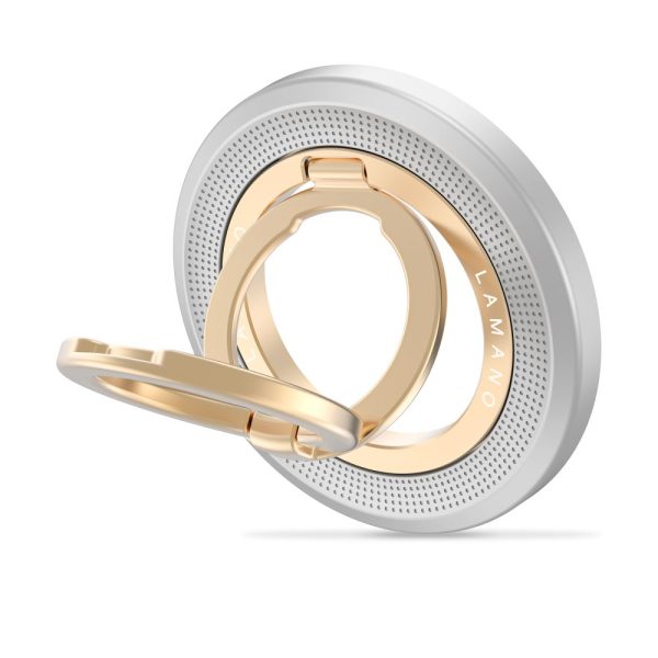 TECH-PROTECT MMR700 LAMANO MAGNETIC MAGSAFE PHONE RING TITANIUM/GOLD