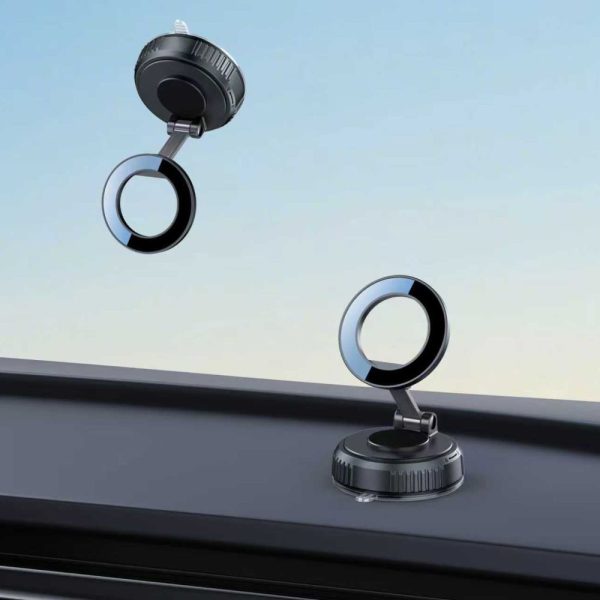 TECH-PROTECT N61 MAGNETIC MAGSAFE WINDSHIELD & DASHBOARD CAR MOUNT BLACK - Image 8