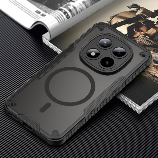 TECH-PROTECT RUGGED SHIELD MAGSAFE XIAOMI POCO M8 PRO/REDMI NOTE 15 PRO+ PLUS 5G MATTE BLACK - Image 5