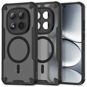Θωρακισμένη μαύρη ματ θήκη Tech-Protect Rugged Shield MagSafe για το Xiaomi Redmi Note 15 Pro 5G