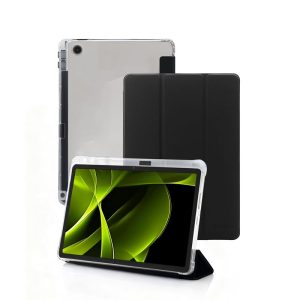 Θήκη Mobile Origin Easy Tablet Case Lenovo Tab 10.1 Black Transparent με Βάση και Υποδοχή Stylus