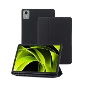Μαύρη θήκη Mobile Origin Easy Tablet Full Case με βάση στήριξης και υποδοχή πενάκι για Lenovo Tab 11