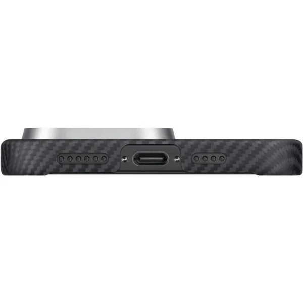 Θήκη iPhone 16 Pro Pitaka Ultra-Slim Case PitaTap Black / Grey - Image 5