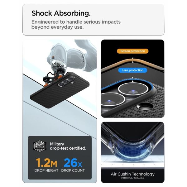 Θήκη Spigen Liquid Air MagSafe για Samsung Galaxy S26 – Matte Black (ACS10730) - Image 10