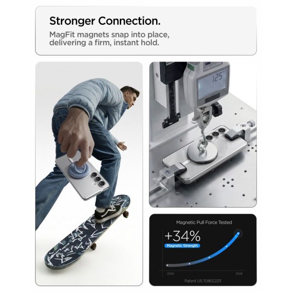 Θήκη Spigen Ultra Hybrid Mag MagSafe για Samsung Galaxy S26 – Clear White (ACS10734) - Image 10
