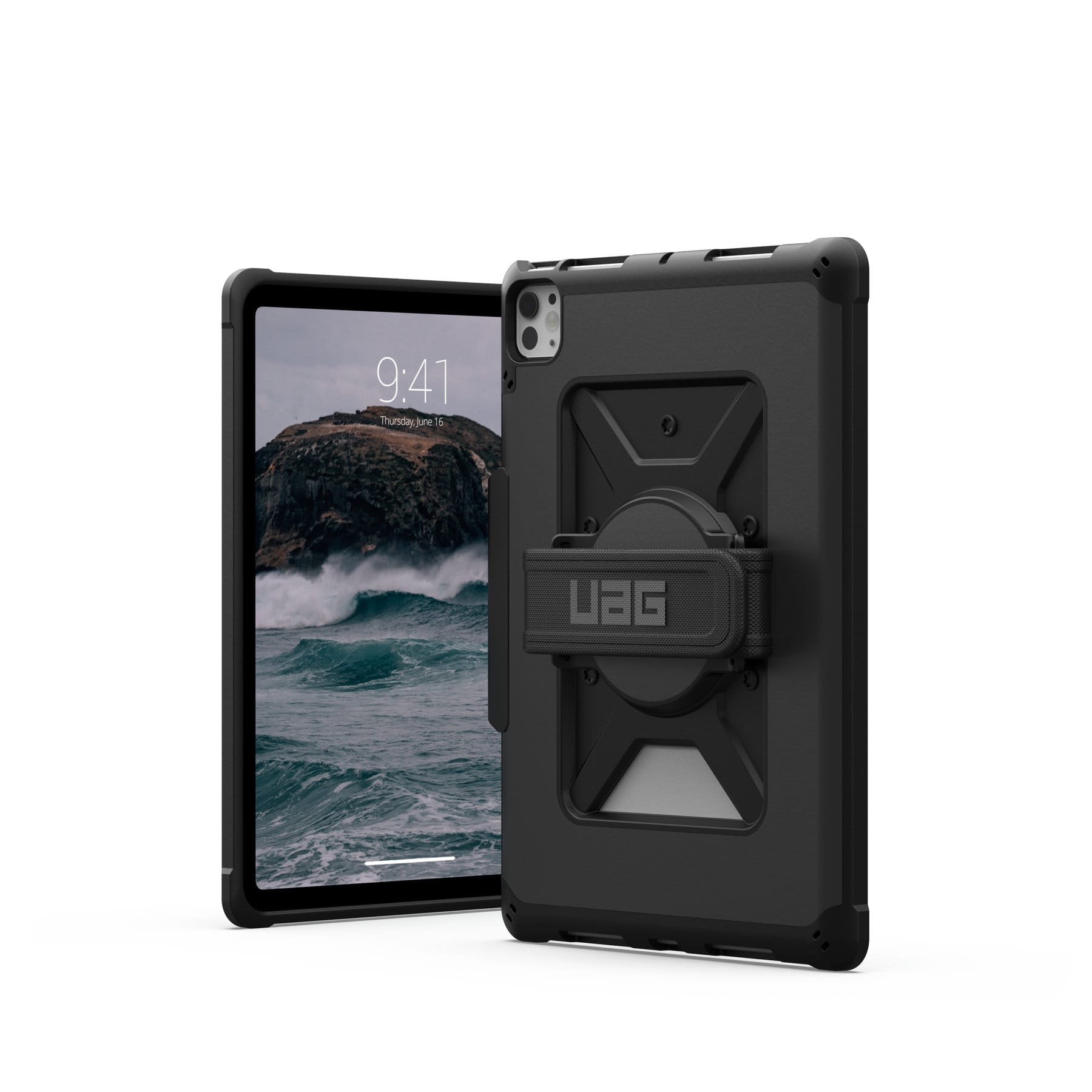 Θήκη iPad Pro 11 M5 2025 / M4 2024 UAG Metropolis με Hand Strap Black (124478B14040) - Image 2