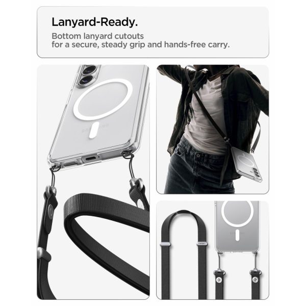 Θήκη Spigen Ultra Hybrid Mag MagSafe για Samsung Galaxy S26 – Clear White (ACS10734) - Image 13