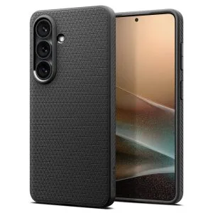 Μαύρη ματ θήκη Spigen Liquid Air με γεωμετρικό μοτίβο για το Samsung Galaxy S26