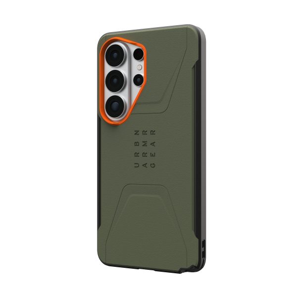 Θήκη UAG Civilian – Samsung Galaxy S26 Ultra – Olive Drab / Orange - Image 5