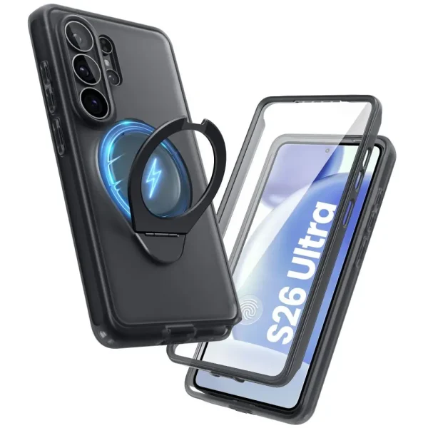 Θωρακισμένη Θήκη Supcase Cosmo Mag MagSafe με Προστασία Οθόνης – Samsung Galaxy S26 Ultra – Frost Black - Image 3