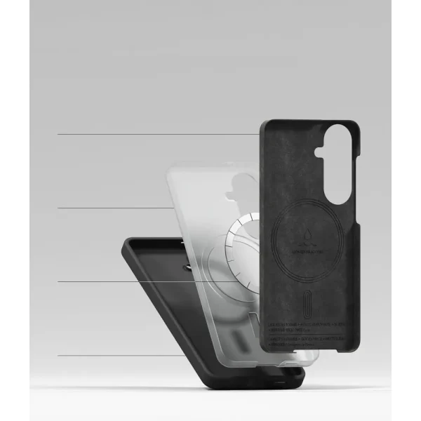 Θήκη Samsung Galaxy S26 Ringke Silicone Magnetic MagSafe Black - Image 5