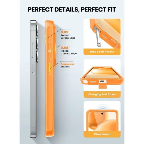 Θωρακισμένη Θήκη Supcase Cosmo Mag MagSafe με Προστασία Οθόνης – Samsung Galaxy S26 Ultra – Coral - Image 5