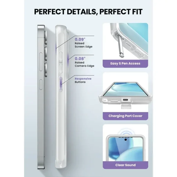 Θωρακισμένη Θήκη Supcase Cosmo Mag MagSafe με Προστασία Οθόνης – Samsung Galaxy S26 Ultra – Frost - Image 3