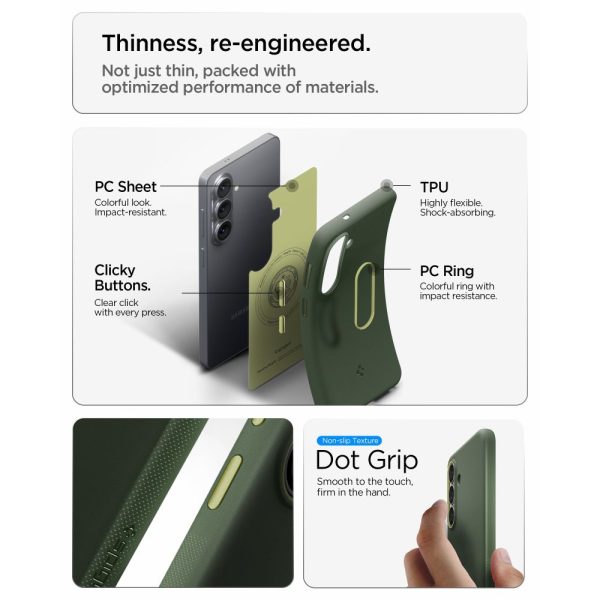 Θήκη Spigen Nano Pop MagSafe για Samsung Galaxy S26 – Avo Green (ACS11067) - Image 9