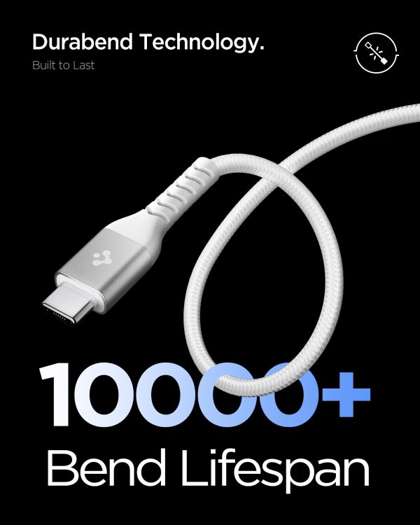 Καλώδιο Spigen EB10010CCA Essential USB-C σε USB-C 100W 100cm – White (ACA11102) - Image 6