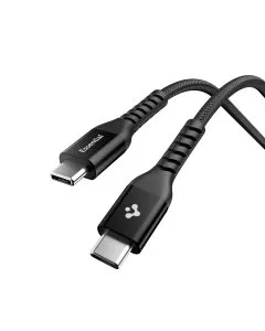 Μαύρο καλώδιο Spigen EB10010CCA Essential USB-C σε USB-C 100W 100cm