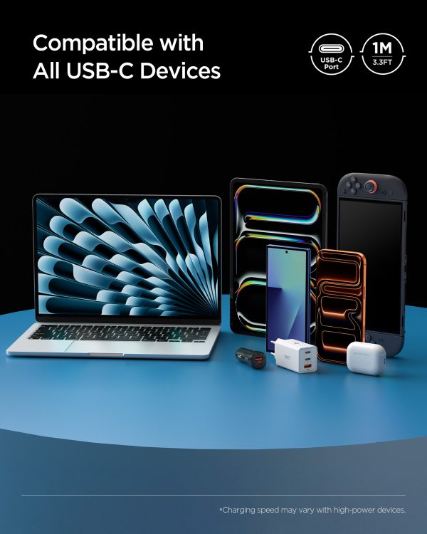 Καλώδιο Spigen EB10010CCA Essential USB-C σε USB-C 100W 100cm – Black (ACA11103) - Image 8