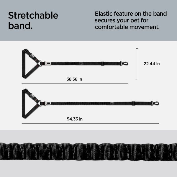 Universal Ιμάντας Ασφαλείας Αυτοκινήτου για Κατοικίδια Spigen PS100 – Black (ACP08926) - Image 15