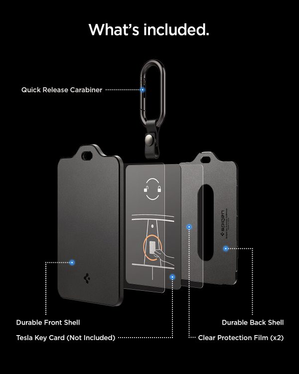 Θήκη Tesla Key Card Spigen Card Holder Black 1 Pack (ACP11310) - Image 16