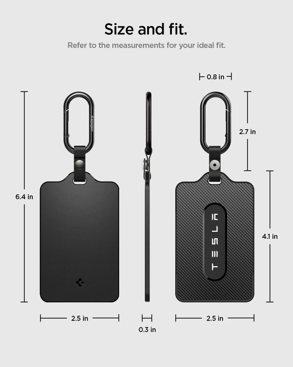 Θήκη Tesla Key Card Spigen Card Holder Black 1 Pack (ACP11310) - Image 17