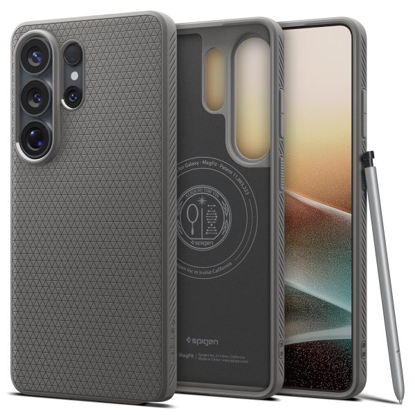 Θήκη Spigen Liquid Air MagSafe για Samsung Galaxy S26 Ultra – Marble Grey (ACS10675) - Image 2