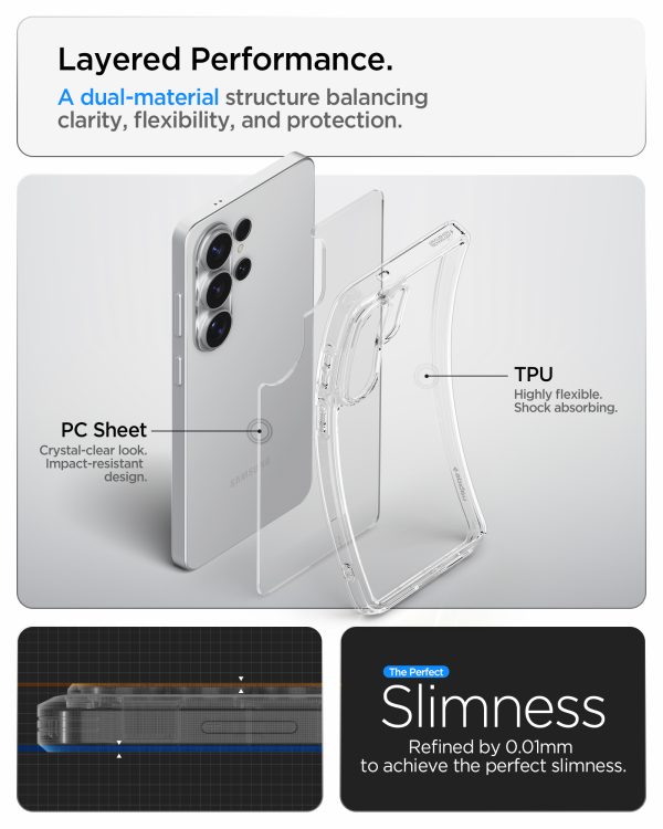 Θήκη Spigen Ultra Hybrid για Samsung Galaxy S26 Ultra – Crystal Clear (ACS10677) - Image 15