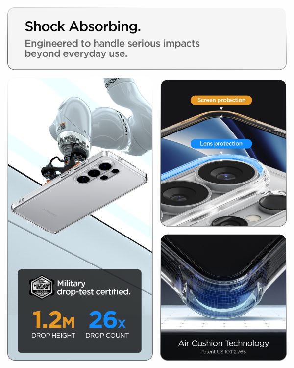 Θήκη Spigen Ultra Hybrid για Samsung Galaxy S26 Ultra – Crystal Clear (ACS10677) - Image 16