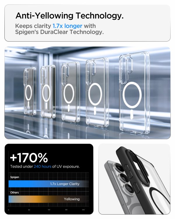 Θήκη Spigen Ultra Hybrid Mag MagSafe για Samsung Galaxy S26 Ultra – Matte Black (ACS10680) - Image 16