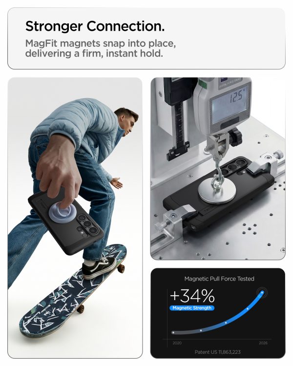 Θήκη Spigen Tough Armor Mag MagSafe για Samsung Galaxy S26 Ultra – Black (ACS10684) - Image 11