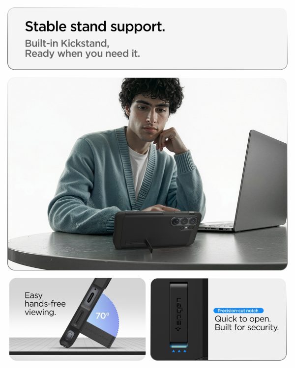 Θήκη Spigen Tough Armor Mag MagSafe για Samsung Galaxy S26 Ultra – Black (ACS10684) - Image 12