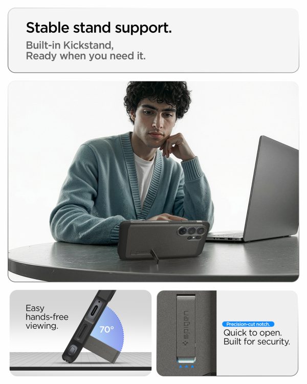 Θήκη Spigen Tough Armor MagSafe για Samsung Galaxy S26 Ultra – Gunmetal (ACS10685) - Image 12