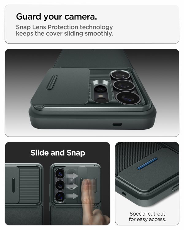 Θήκη Spigen Optik Armor για Samsung Galaxy S26 Ultra – Abyss Green (ACS10688) - Image 12