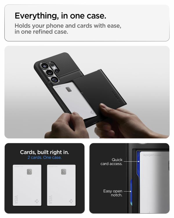 Θήκη Spigen Slim Armor CS για Samsung Galaxy S26 Ultra – Black (ACS11036) - Image 11