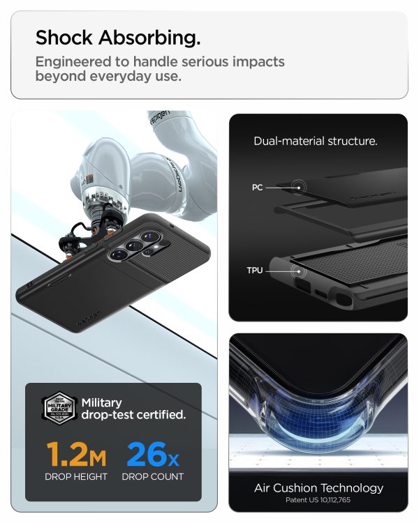 Θήκη Spigen Slim Armor CS για Samsung Galaxy S26 Ultra – Black (ACS11036) - Image 13