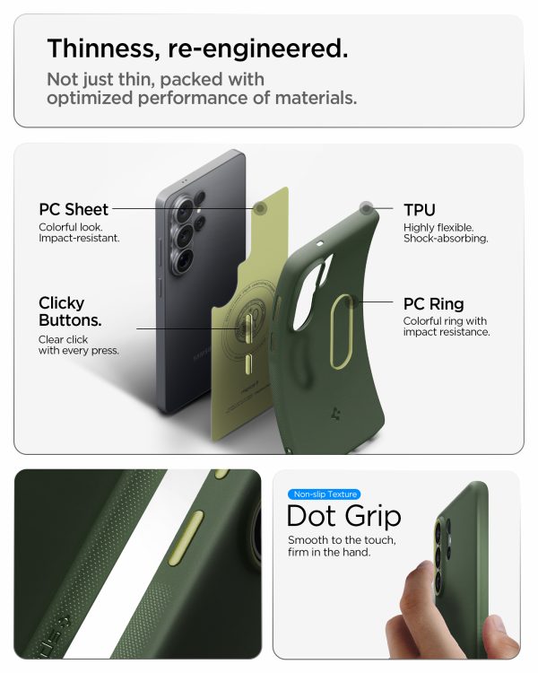 Θήκη Spigen Nano Pop MagSafe για Samsung Galaxy S26 Ultra – Avo Green (ACS11039) - Image 15