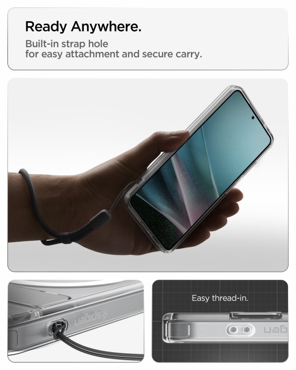 Spigen Ultra Hybrid S MagSafe Clear White-Samsung Galaxy S26 (ACS11061) - Image 16