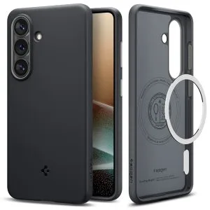 Μαύρη και γκρι θήκη Spigen Nano Pop Mag με μαγνητικό δακτύλιο MagSafe για το Samsung Galaxy S26