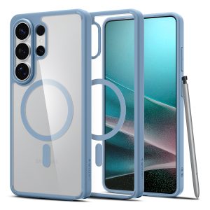 Υβριδική θήκη Spigen Ultra Hybrid MagSafe Light Blue με διαφανή πλάτη και γαλάζιο πλαίσιο για Samsung Galaxy S26 Ultra