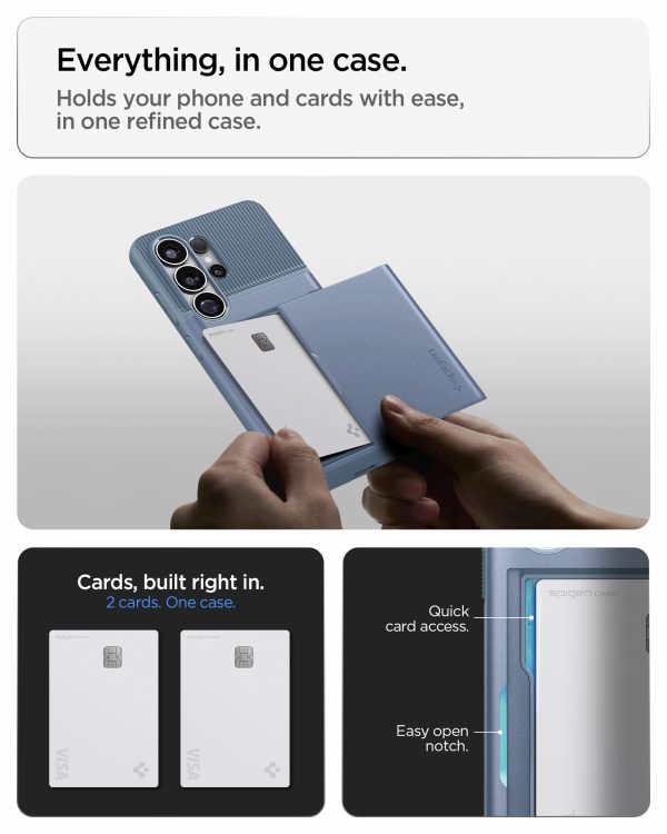 Θήκη Spigen Slim Armor CS για Samsung Galaxy S26 Ultra – Light Blue (ACS11225) - Image 11