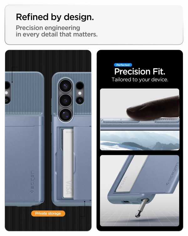 Θήκη Spigen Slim Armor CS για Samsung Galaxy S26 Ultra – Light Blue (ACS11225) - Image 12