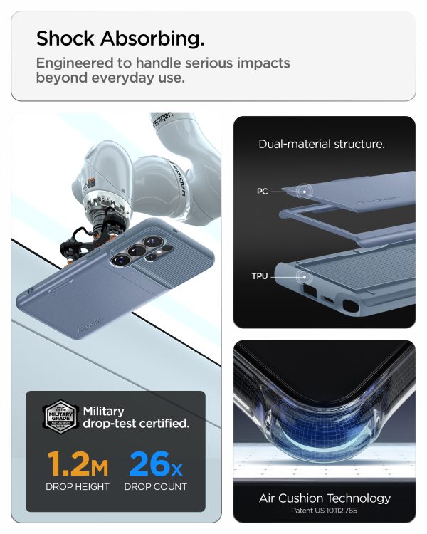 Θήκη Spigen Slim Armor CS για Samsung Galaxy S26 Ultra – Light Blue (ACS11225) - Image 13