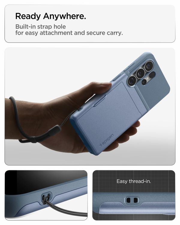 Θήκη Spigen Slim Armor CS για Samsung Galaxy S26 Ultra – Light Blue (ACS11225) - Image 15