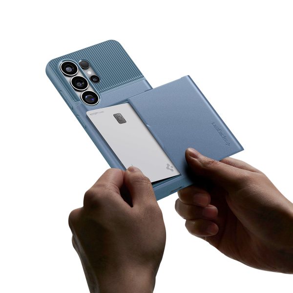 Θήκη Spigen Slim Armor CS για Samsung Galaxy S26 Ultra – Light Blue (ACS11225) - Image 9