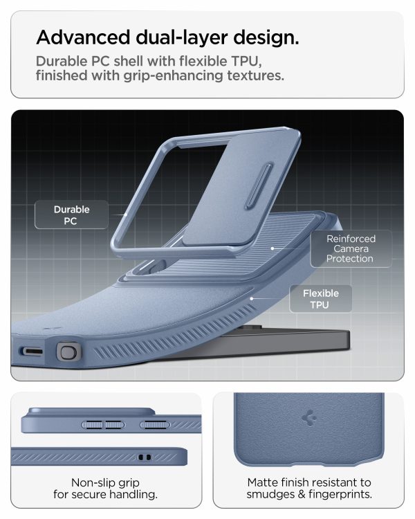 Θήκη Spigen Optik Armor για Samsung Galaxy S26 Ultra – Light Blue (ACS11226) - Image 13