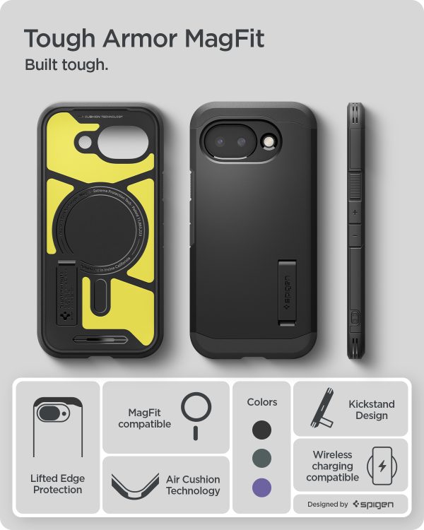 Θήκη Spigen Tough Armor MagSafe για Google Pixel 10a – Black (ACS11280) - Image 13