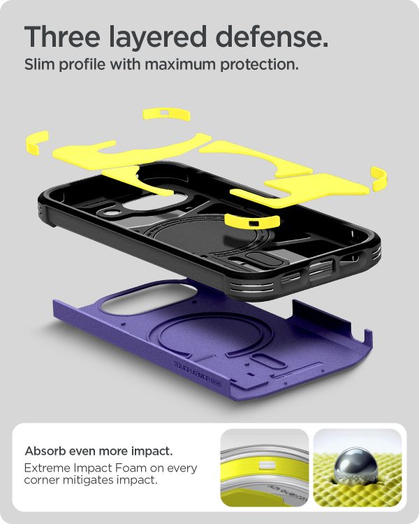 Θήκη Spigen Tough Armor MagSafe για Google Pixel 10a – Ash Violet (ACS11281) - Image 17