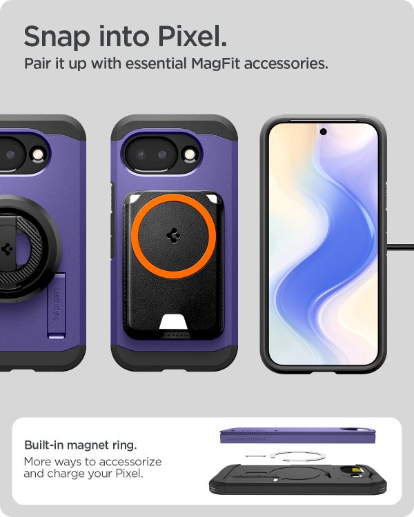 Θήκη Spigen Tough Armor MagSafe για Google Pixel 10a – Ash Violet (ACS11281) - Image 18